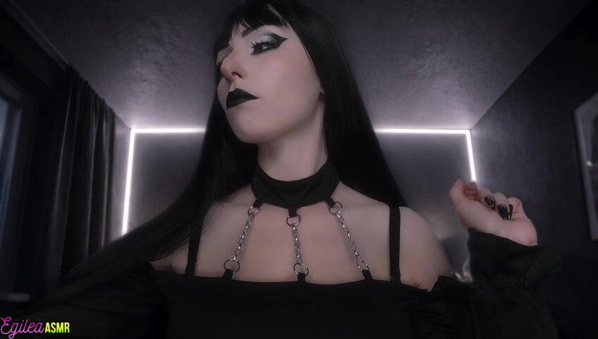 Egilea ASMR - 29 March 2026 - [EXCLUSIVE VIDEO] Your Goth Girlfriend Puts You to Sleep with Kisses