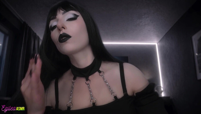 Egilea ASMR - 29 March 2026 - [EXCLUSIVE VIDEO] Your Goth Girlfriend Puts You to Sleep with Kisses