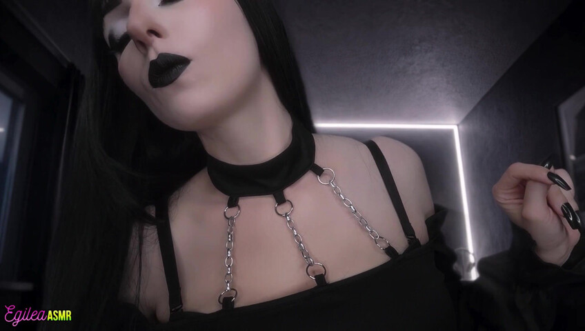 Egilea ASMR - 29 March 2026 - [EXCLUSIVE VIDEO] Your Goth Girlfriend Puts You to Sleep with Kisses