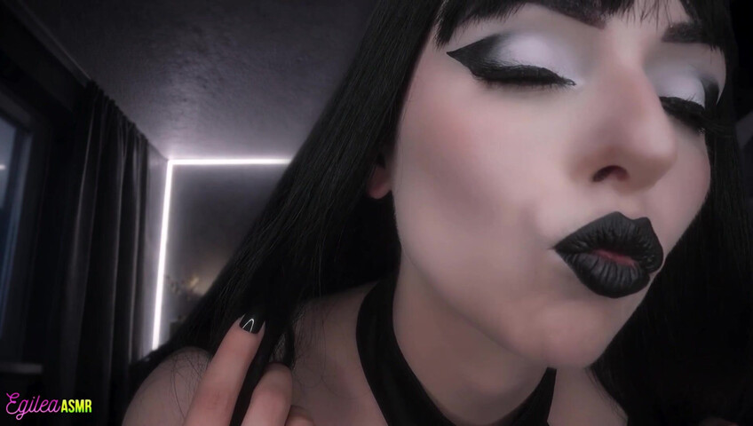 Egilea ASMR - 29 March 2026 - [EXCLUSIVE VIDEO] Your Goth Girlfriend Puts You to Sleep with Kisses