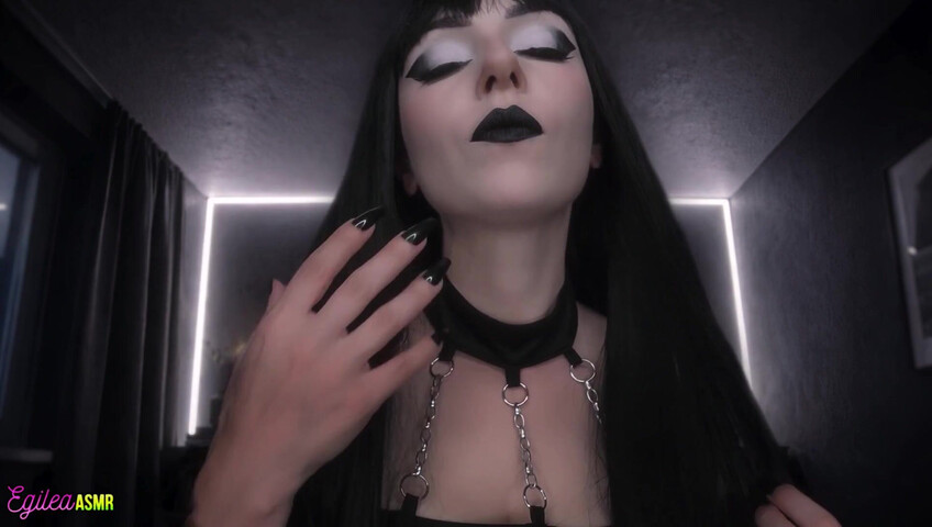 Egilea ASMR - 29 March 2026 - [EXCLUSIVE VIDEO] Your Goth Girlfriend Puts You to Sleep with Kisses