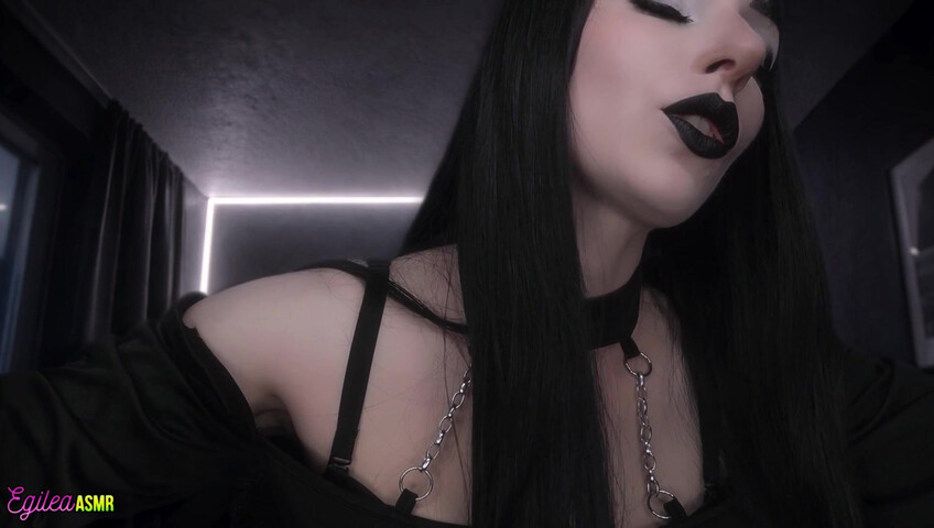 Egilea ASMR - 29 March 2026 - [EXCLUSIVE VIDEO] Your Goth Girlfriend Puts You to Sleep with Kisses