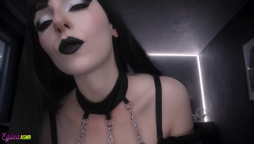 Egilea ASMR - 29 March 2026 - [EXCLUSIVE VIDEO] Your Goth Girlfriend Puts You to Sleep with Kisses