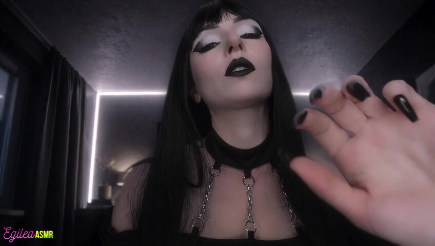 Egilea ASMR - 29 March 2026 - [EXCLUSIVE VIDEO] Your Goth Girlfriend Puts You to Sleep with Kisses