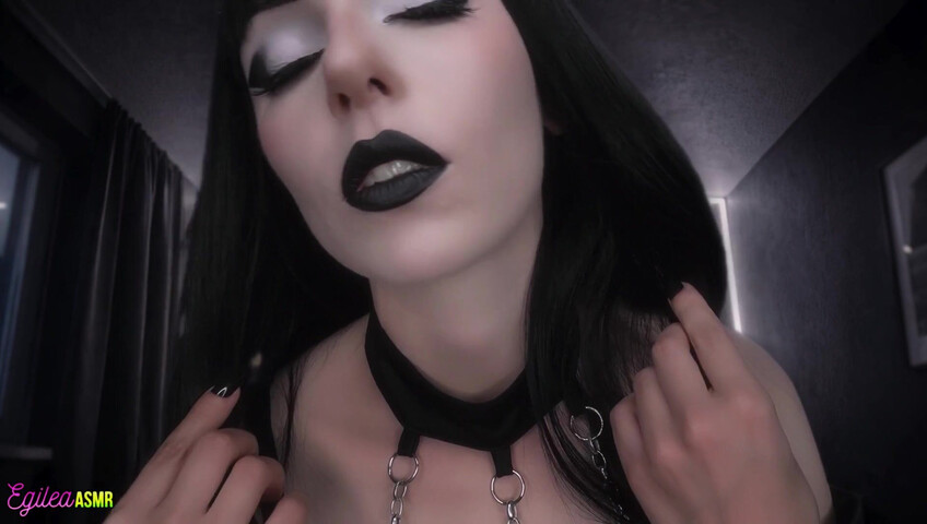 Egilea ASMR - 29 March 2026 - [EXCLUSIVE VIDEO] Your Goth Girlfriend Puts You to Sleep with Kisses
