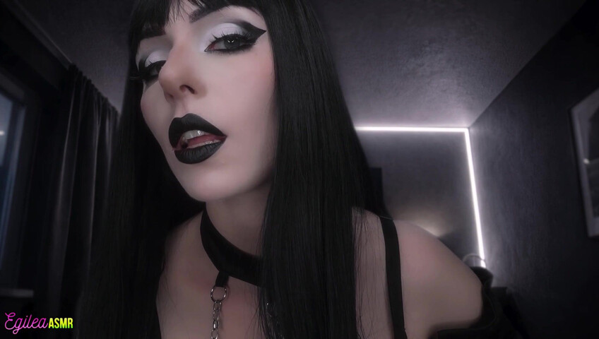 Egilea ASMR - 29 March 2026 - [EXCLUSIVE VIDEO] Your Goth Girlfriend Puts You to Sleep with Kisses