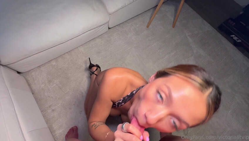 Victoria Lit - Latina MILF Fucks Her Step Son, Came Home Early After a Shift at the Strip Club