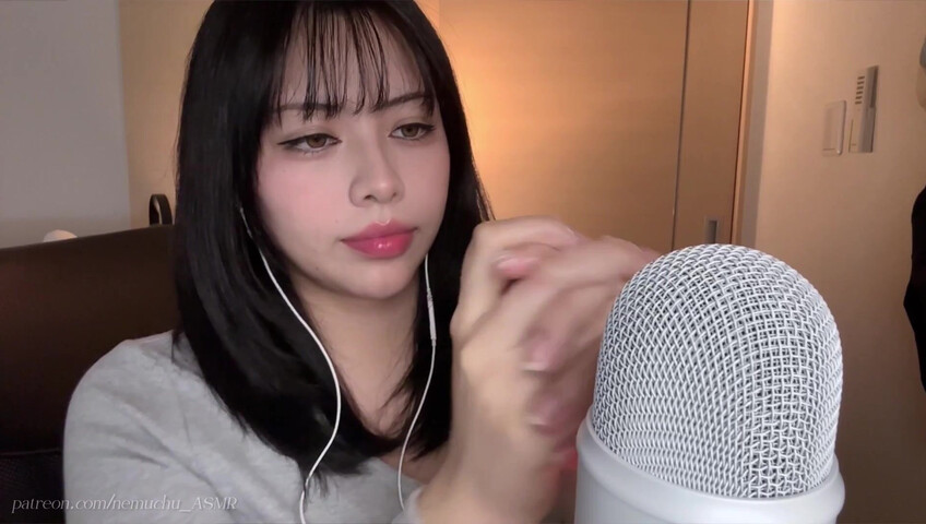 Nemuchu_ASMR - Sticky Hands+Cream on the Mic＋Plastic Wrap Sounds | Patreon