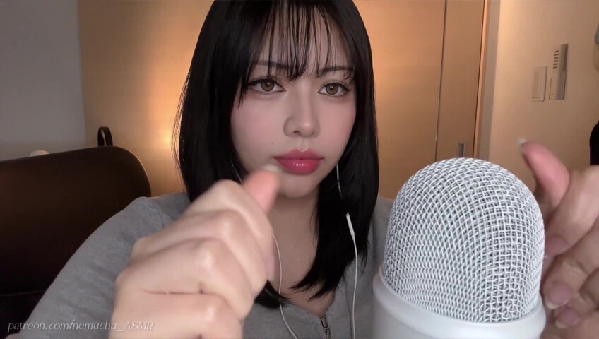 Nemuchu_ASMR - Sticky Hands+Cream on the Mic＋Plastic Wrap Sounds | Patreon