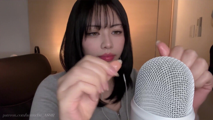 Nemuchu_ASMR - Sticky Hands+Cream on the Mic＋Plastic Wrap Sounds | Patreon