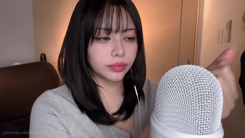 Nemuchu_ASMR - Sticky Hands+Cream on the Mic＋Plastic Wrap Sounds | Patreon