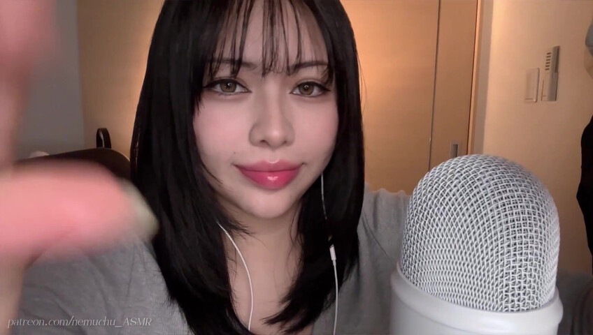 Nemuchu_ASMR - Sticky Hands+Cream on the Mic＋Plastic Wrap Sounds | Patreon