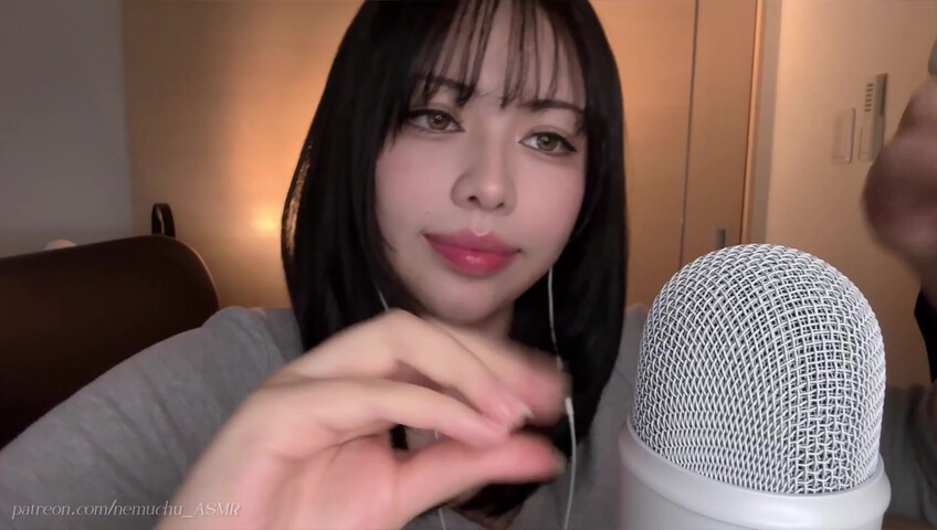 Nemuchu_ASMR - Sticky Hands+Cream on the Mic＋Plastic Wrap Sounds | Patreon