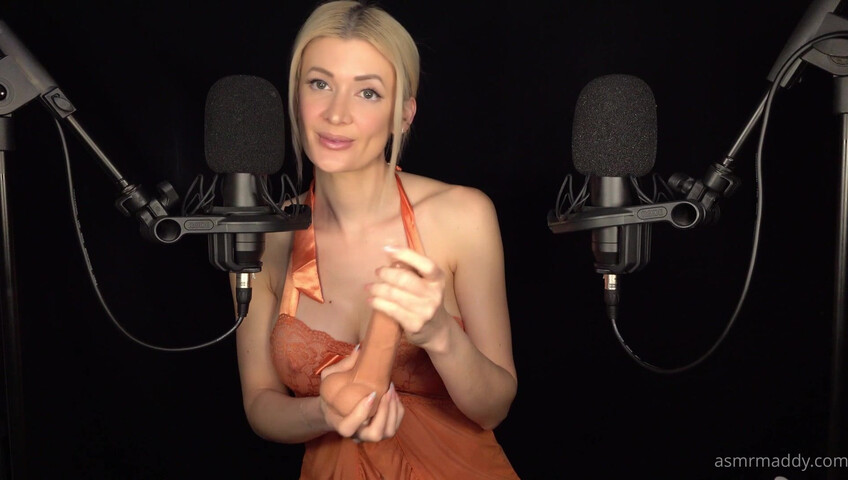 ASMR Maddy - Unintelligible JOI with Dildo Stroking