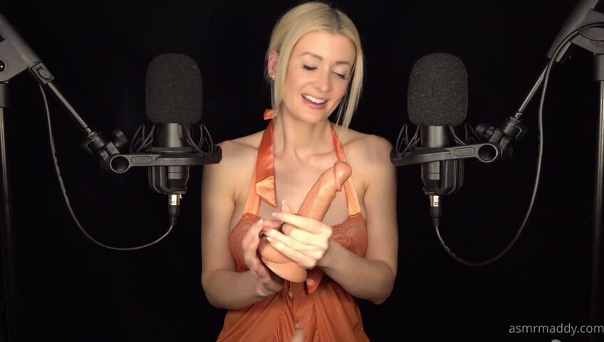 ASMR Maddy - Unintelligible JOI with Dildo Stroking