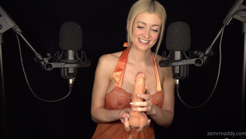 ASMR Maddy - Unintelligible JOI with Dildo Stroking