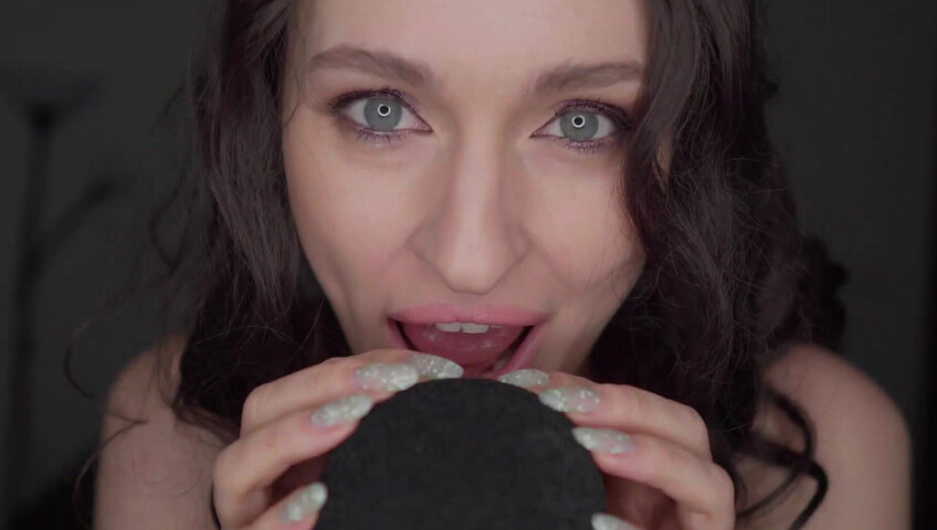ZoyaMur - ASMR Sleep Fast & Aggressive Fabric Scratching Fishnet WET Mouth Sounds Clothes Sounds