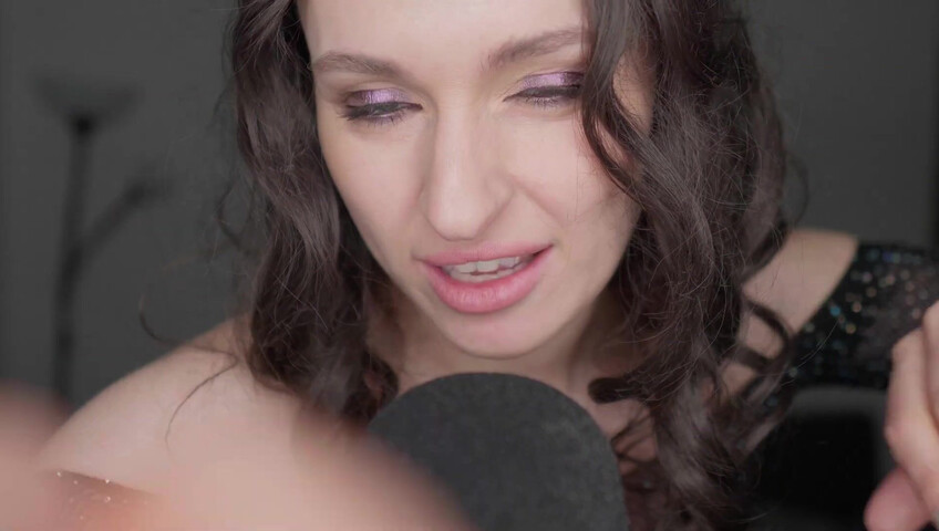 ZoyaMur - ASMR Sleep Fast & Aggressive Fabric Scratching Fishnet WET Mouth Sounds Clothes Sounds