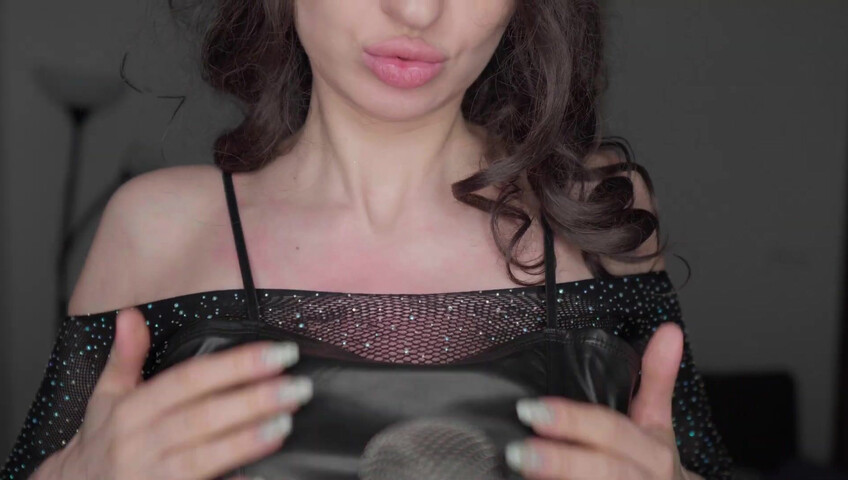 ZoyaMur - ASMR Sleep Fast & Aggressive Fabric Scratching Fishnet WET Mouth Sounds Clothes Sounds