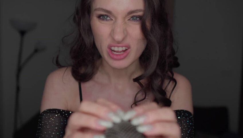 ZoyaMur - ASMR Sleep Fast & Aggressive Fabric Scratching Fishnet WET Mouth Sounds Clothes Sounds