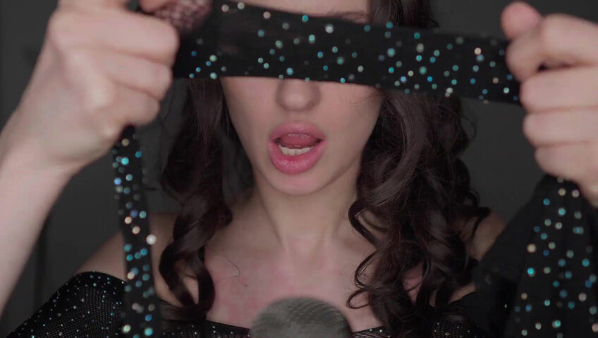 ZoyaMur - ASMR Sleep Fast & Aggressive Fabric Scratching Fishnet WET Mouth Sounds Clothes Sounds
