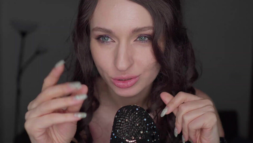 ZoyaMur - ASMR Sleep Fast & Aggressive Fabric Scratching Fishnet WET Mouth Sounds Clothes Sounds