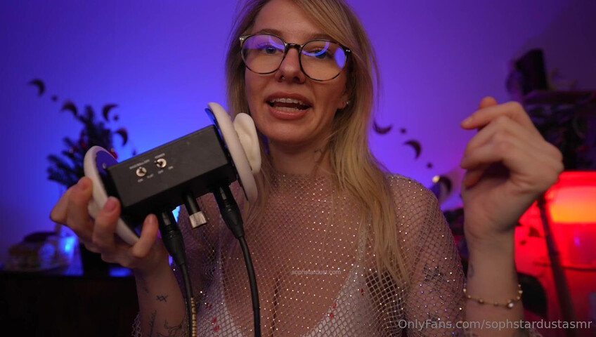 Soph Stardust ASMR - Wet & Dry Ear To Ear Mouth Sounds VERY LEWD & CHEEKY Part at The End