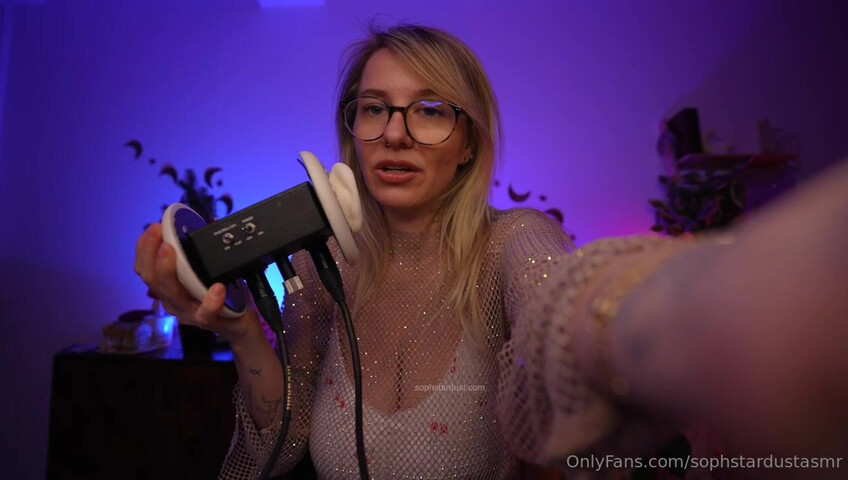 Soph Stardust ASMR - Wet & Dry Ear To Ear Mouth Sounds VERY LEWD & CHEEKY Part at The End