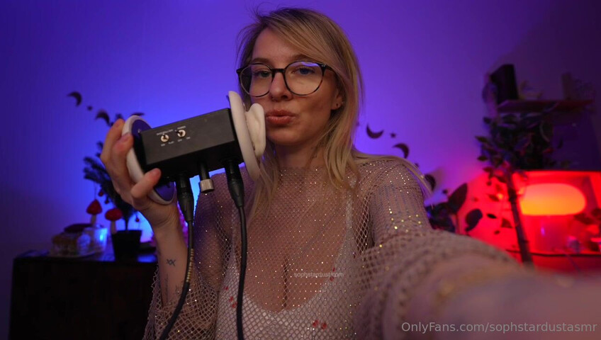Soph Stardust ASMR - Wet & Dry Ear To Ear Mouth Sounds VERY LEWD & CHEEKY Part at The End