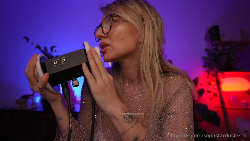 Soph Stardust ASMR - Wet & Dry Ear To Ear Mouth Sounds VERY LEWD & CHEEKY Part at The End