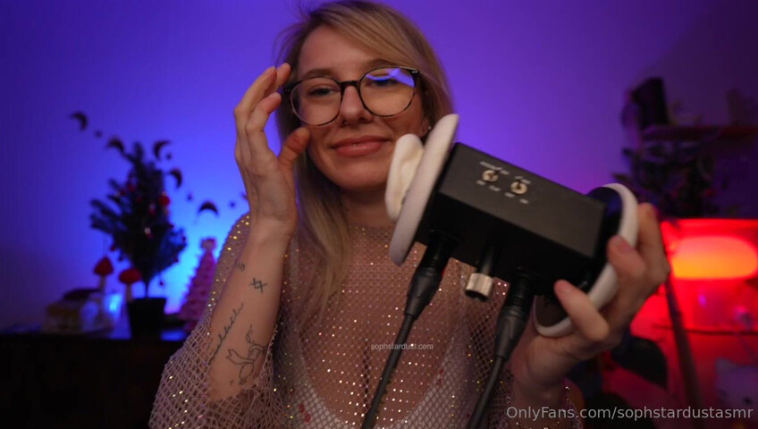Soph Stardust ASMR - Wet & Dry Ear To Ear Mouth Sounds VERY LEWD & CHEEKY Part at The End