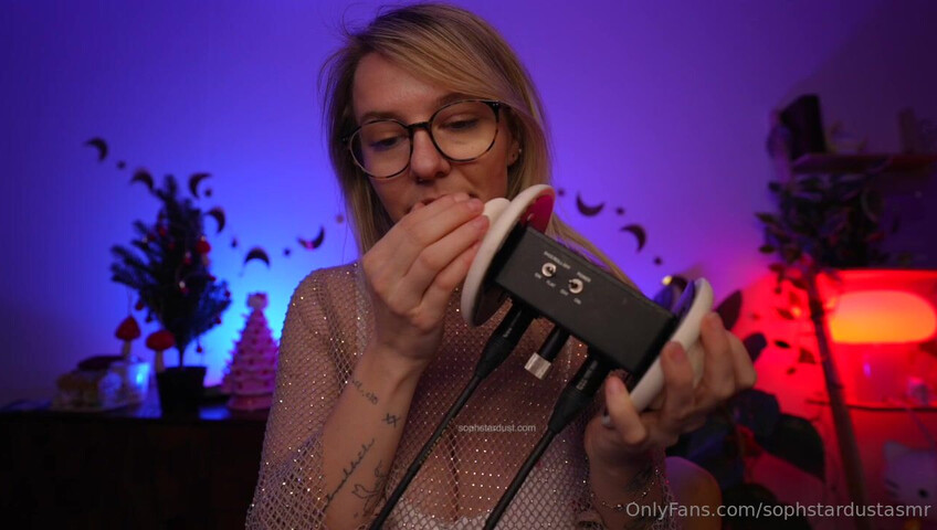 Soph Stardust ASMR - Wet & Dry Ear To Ear Mouth Sounds VERY LEWD & CHEEKY Part at The End