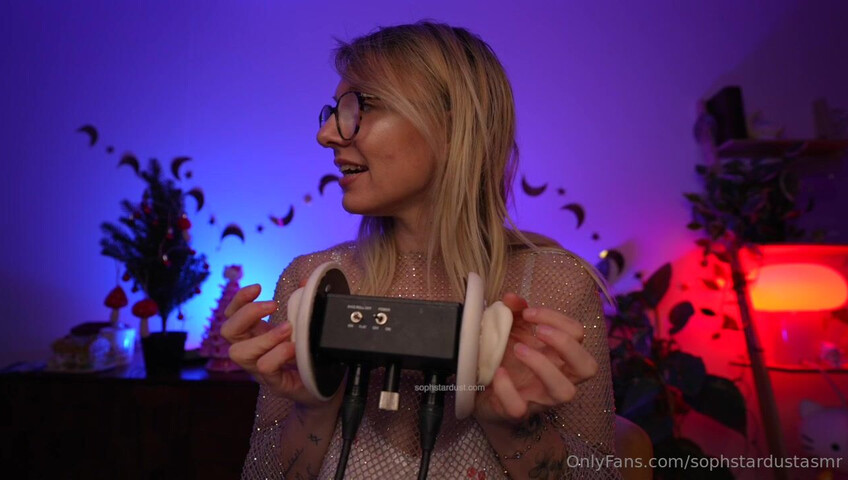 Soph Stardust ASMR - Wet & Dry Ear To Ear Mouth Sounds VERY LEWD & CHEEKY Part at The End