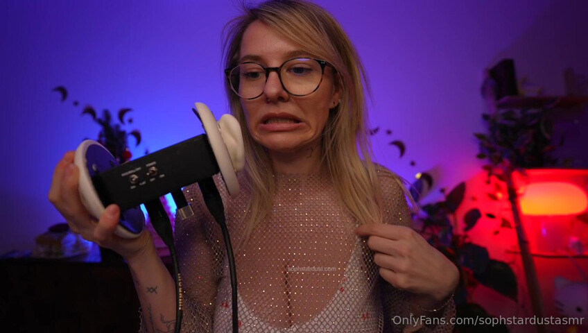 Soph Stardust ASMR - Wet & Dry Ear To Ear Mouth Sounds VERY LEWD & CHEEKY Part at The End