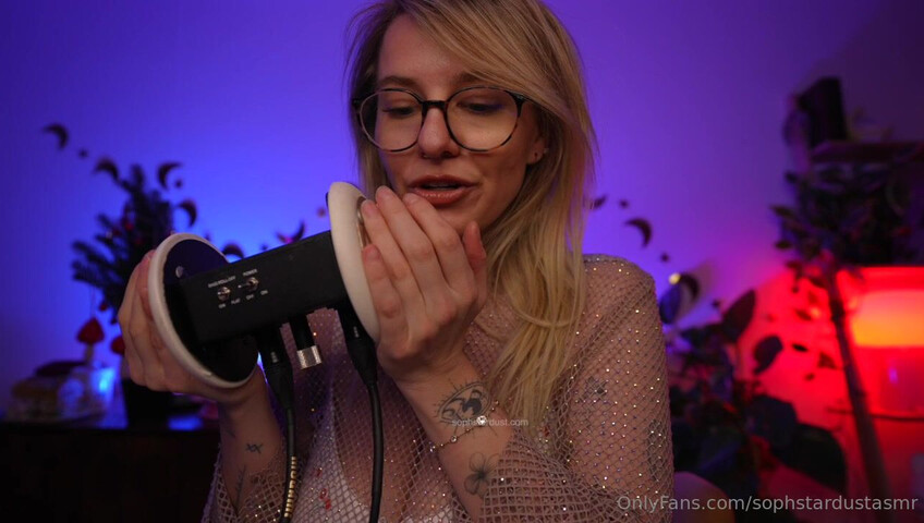 Soph Stardust ASMR - Wet & Dry Ear To Ear Mouth Sounds VERY LEWD & CHEEKY Part at The End