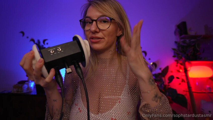 Soph Stardust ASMR - Wet & Dry Ear To Ear Mouth Sounds VERY LEWD & CHEEKY Part at The End