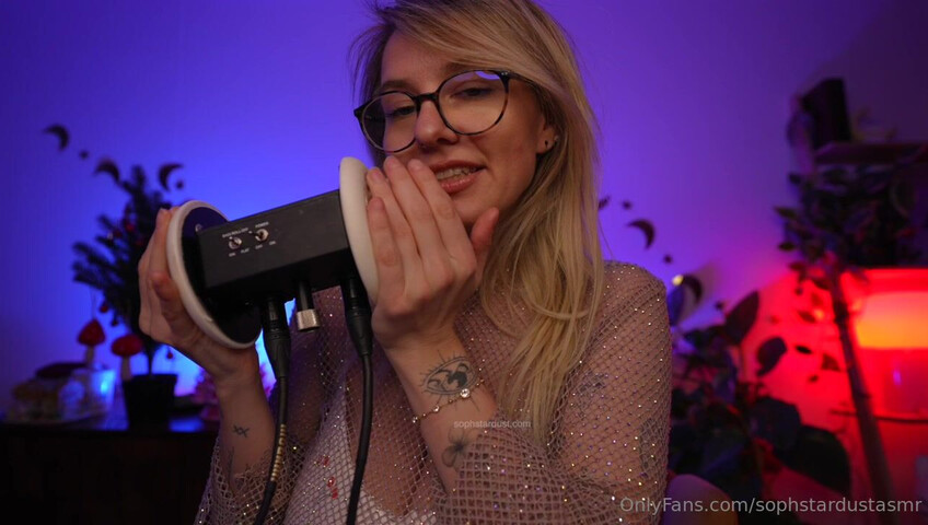 Soph Stardust ASMR - Wet & Dry Ear To Ear Mouth Sounds VERY LEWD & CHEEKY Part at The End