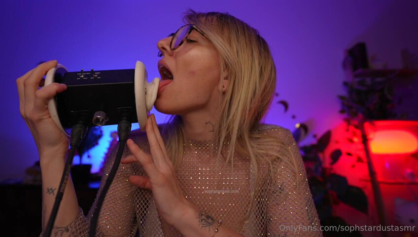 Soph Stardust ASMR - Wet & Dry Ear To Ear Mouth Sounds VERY LEWD & CHEEKY Part at The End