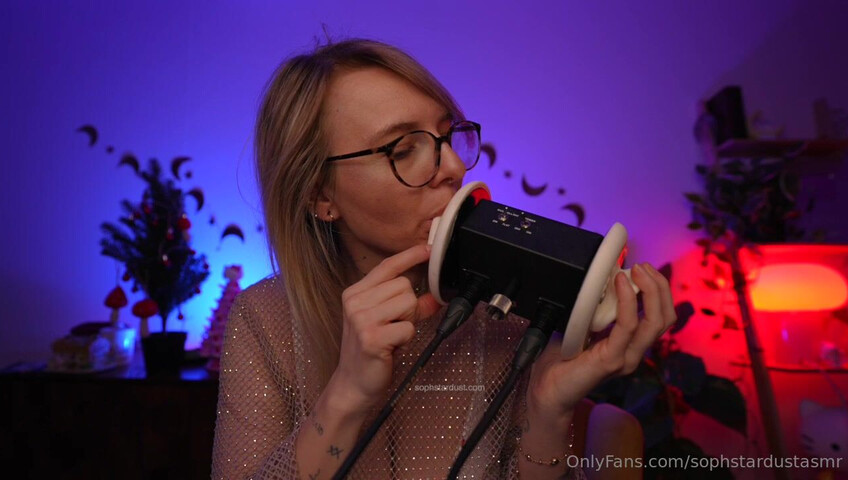 Soph Stardust ASMR - Wet & Dry Ear To Ear Mouth Sounds VERY LEWD & CHEEKY Part at The End