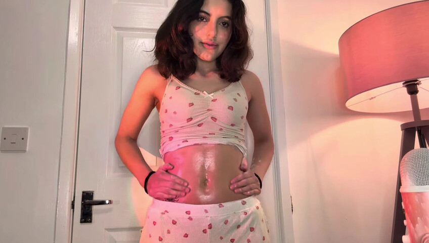 Nina Nashi ASMR - No Talking Just Tingles | Belly Massage