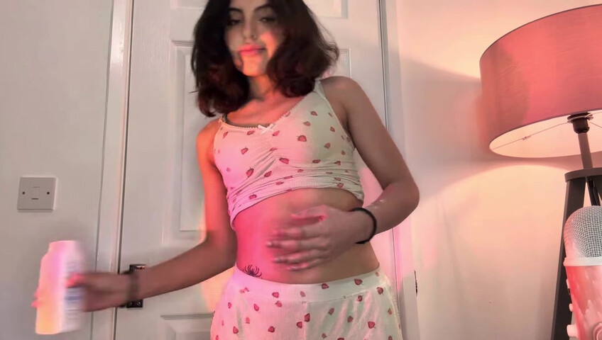 Nina Nashi ASMR - No Talking Just Tingles | Belly Massage