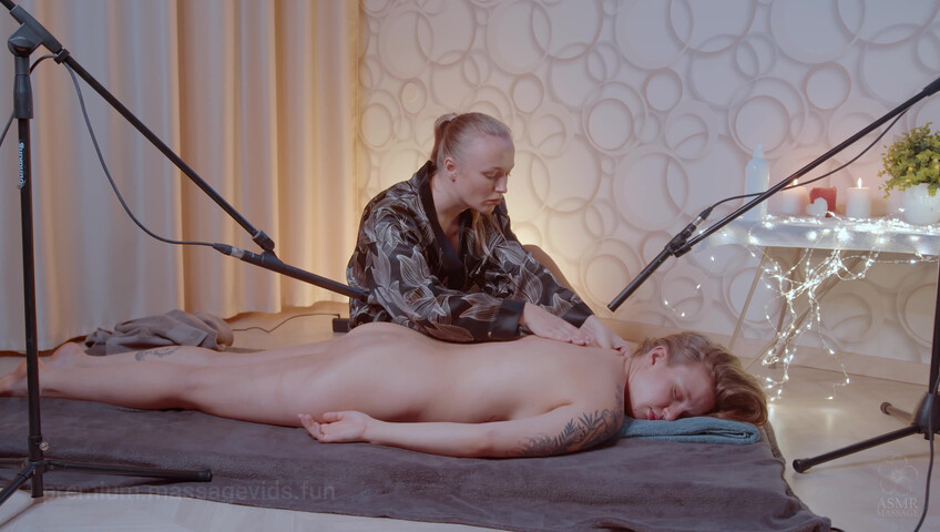 ASMR Massage - 20 March 2026 - Relaxing NU Body Connection Massage by Caroline to Yolana​