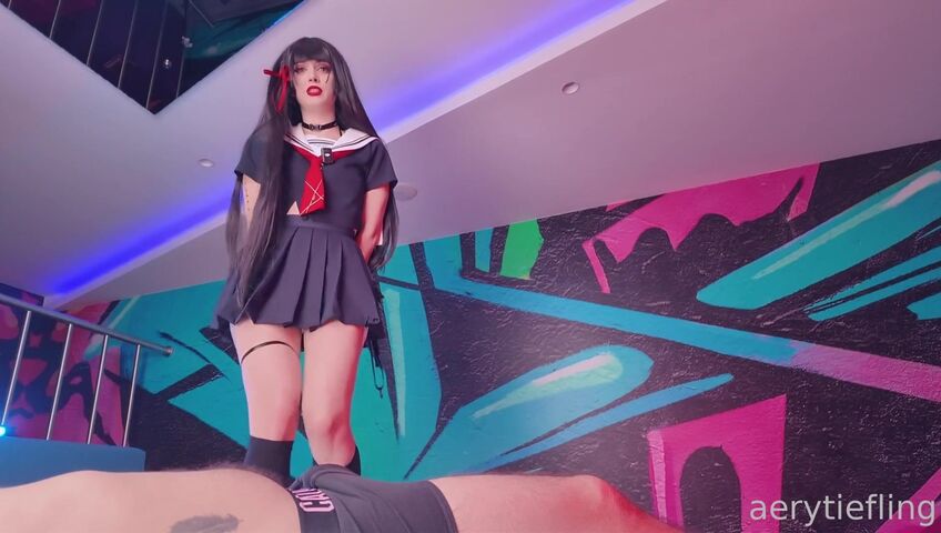 Aery Tiefling - Chisa Cosplay Footjob