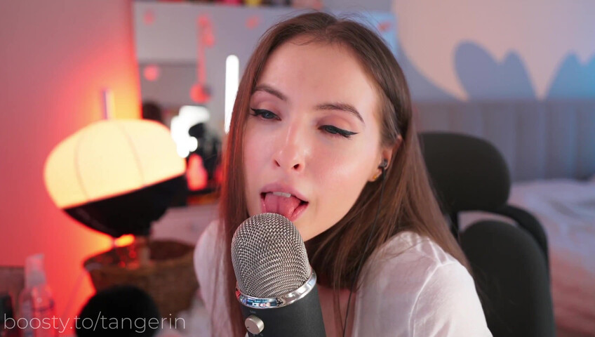 Tangerin - Soft Ear Licking (Close / Slow / Standing / Intense)