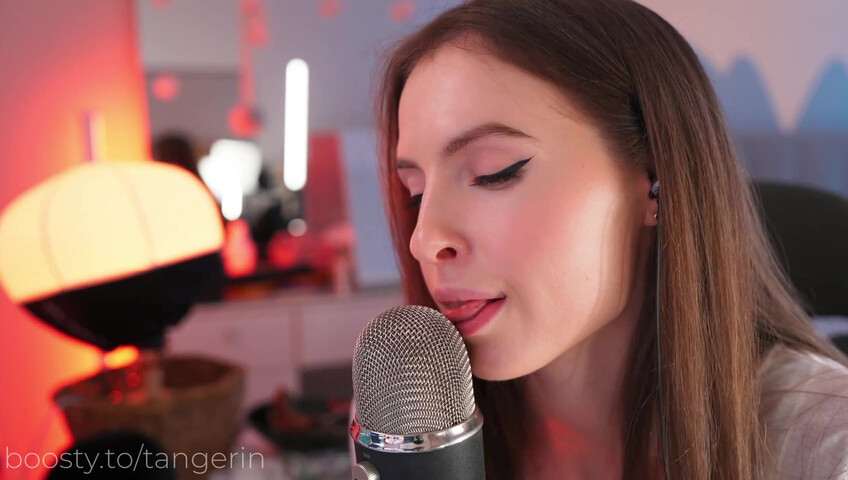 Tangerin - Soft Ear Licking (Close / Slow / Standing / Intense)