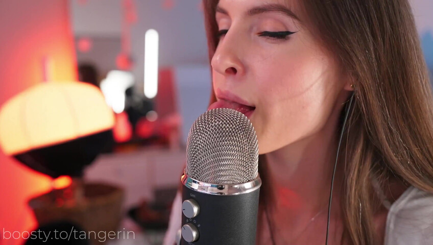 Tangerin - Soft Ear Licking (Close / Slow / Standing / Intense)