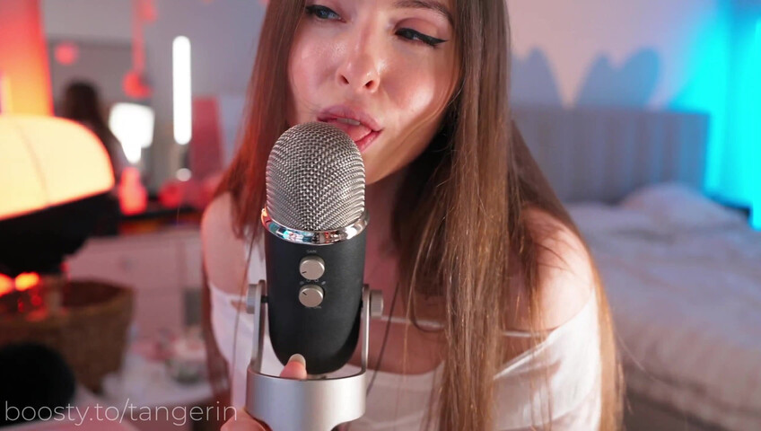 Tangerin - Soft Ear Licking (Close / Slow / Standing / Intense)