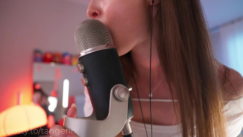 Tangerin - Soft Ear Licking (Close / Slow / Standing / Intense)
