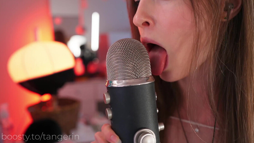 Tangerin - Soft Ear Licking (Close / Slow / Standing / Intense)