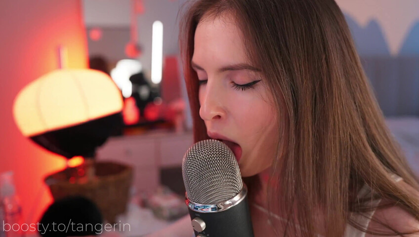 Tangerin - Soft Ear Licking (Close / Slow / Standing / Intense)